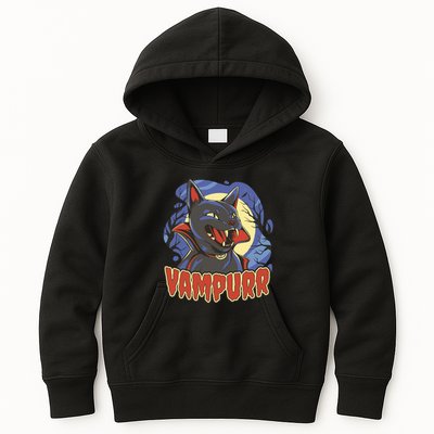 Vampurr Vampire Cat Kids Hoodie