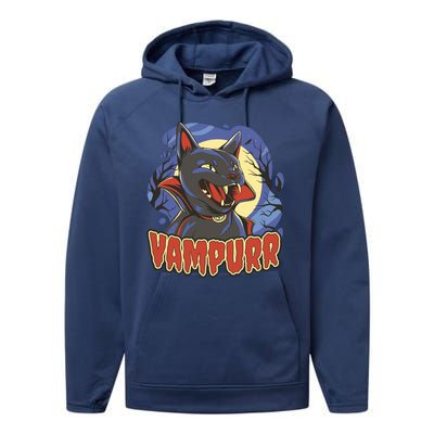 Vampurr Vampire Cat Performance Fleece Hoodie