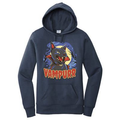 Vampurr Vampire Cat Women's Pullover Hoodie