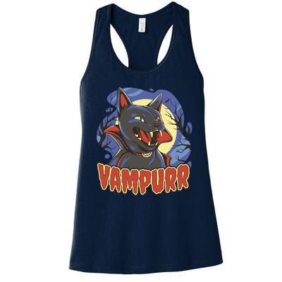 Vampurr Vampire Cat Women's Racerback Tank