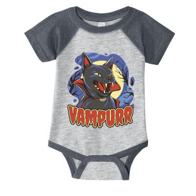 Vampurr Vampire Cat Infant Baby Jersey Bodysuit