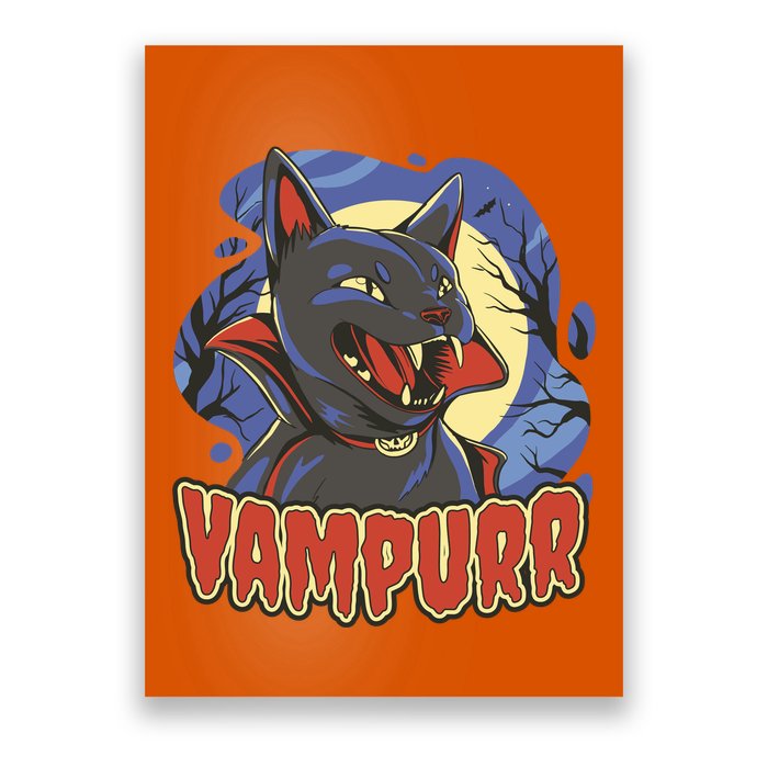 Vampurr Vampire Cat Poster