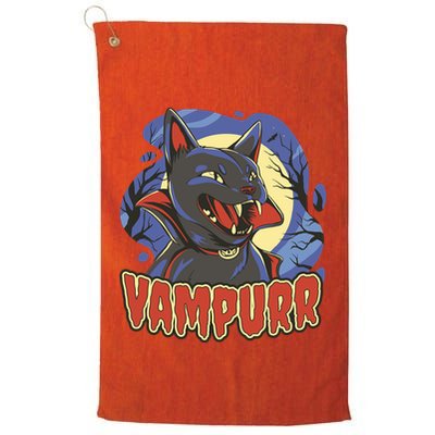 Vampurr Vampire Cat Golf Towel