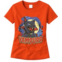 Vampurr Vampire Cat Womens T-Shirt