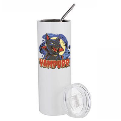 Vampurr Vampire Cat Stainless Steel Tumbler