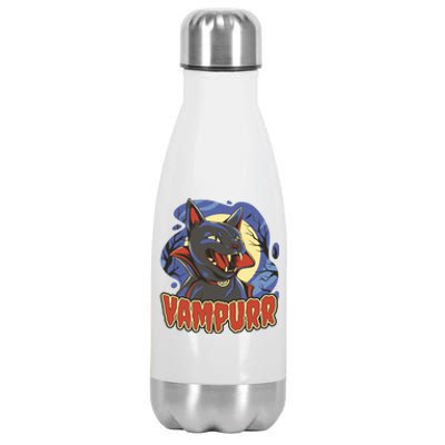 Vampurr Vampire Cat Stainless Steel Insulated Water Bottle