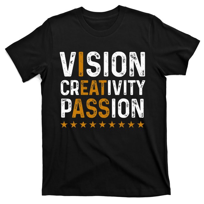 vintage Vision Creativity Passion T-Shirt