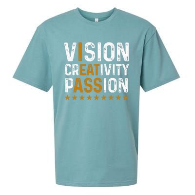 vintage Vision Creativity Passion Sueded Cloud Jersey T-Shirt