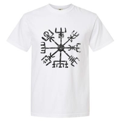 Vegvisir Viking Compass Rune Protection Symbol Celts Nordic Garment-Dyed Heavyweight T-Shirt