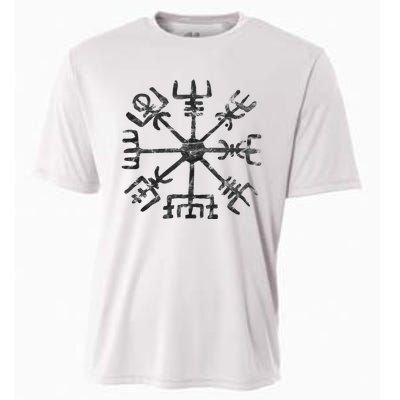 Vegvisir Viking Compass Rune Protection Symbol Celts Nordic Cooling Performance Crew T-Shirt