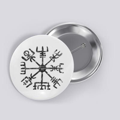 Vegvisir Viking Compass Rune Protection Symbol Celts Nordic Button