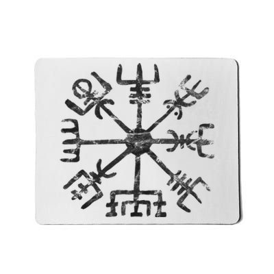 Vegvisir Viking Compass Rune Protection Symbol Celts Nordic Mousepad