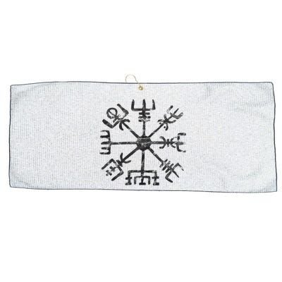 Vegvisir Viking Compass Rune Protection Symbol Celts Nordic Large Microfiber Waffle Golf Towel