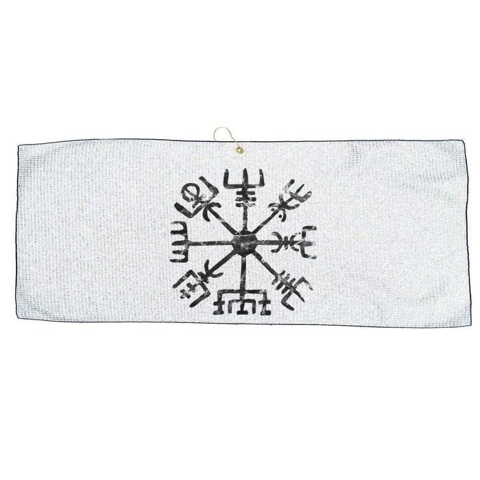 Vegvisir Viking Compass Rune Protection Symbol Celts Nordic Large Microfiber Waffle Golf Towel