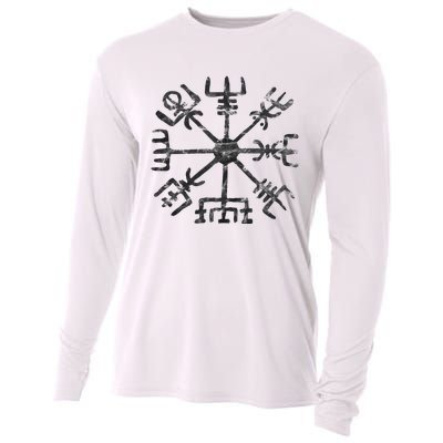 Vegvisir Viking Compass Rune Protection Symbol Celts Nordic Cooling Performance Long Sleeve Crew