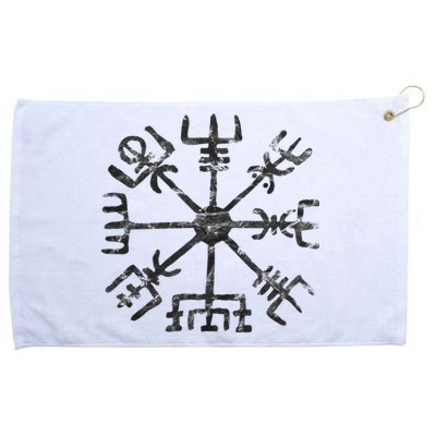 Vegvisir Viking Compass Rune Protection Symbol Celts Nordic Grommeted Golf Towel