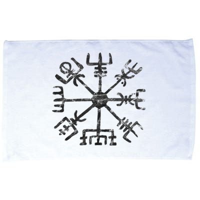 Vegvisir Viking Compass Rune Protection Symbol Celts Nordic Microfiber Hand Towel