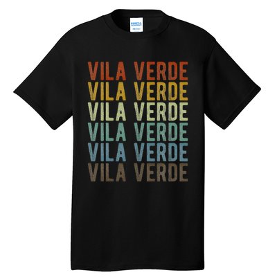 Vila Verde City Portugal Retro Tall T-Shirt