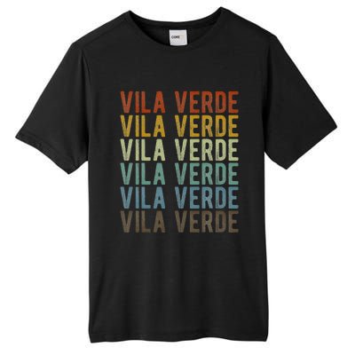 Vila Verde City Portugal Retro Tall Fusion ChromaSoft Performance T-Shirt