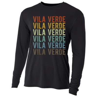 Vila Verde City Portugal Retro Cooling Performance Long Sleeve Crew