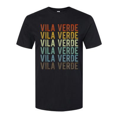 Vila Verde City Portugal Retro Softstyle CVC T-Shirt