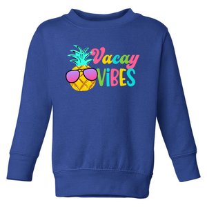 Vacay Vibes Cute Gift Toddler Sweatshirt