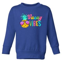 Vacay Vibes Cute Gift Toddler Sweatshirt