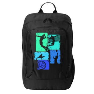 Volleyballer Volleyball Children City Backpack