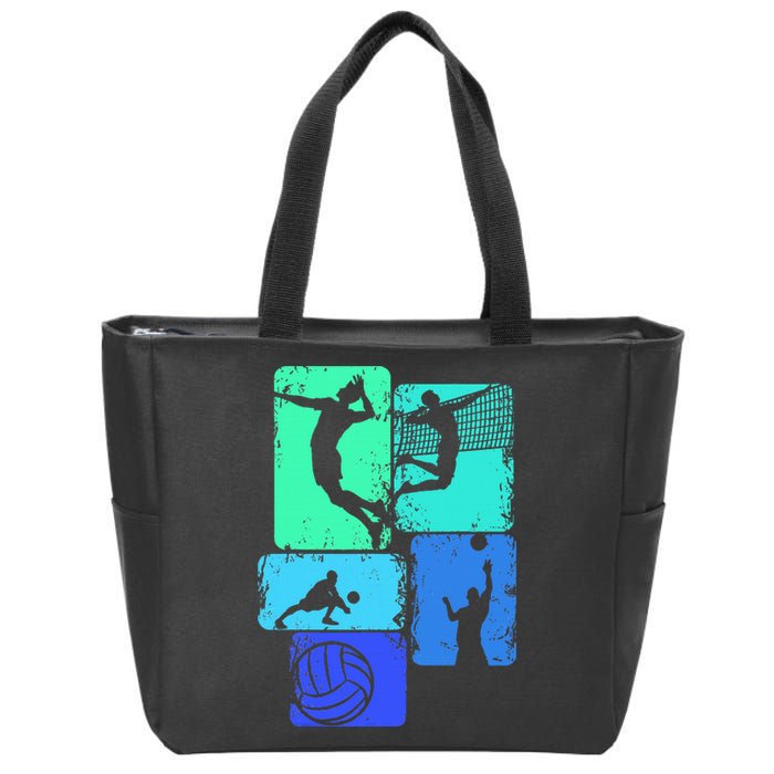 Volleyballer Volleyball Children Zip Tote Bag