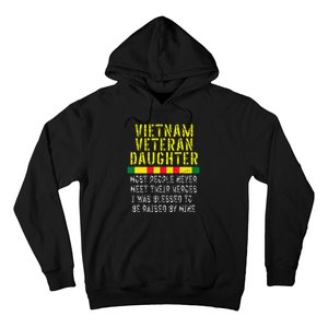 Vietnam Veteran Daughter Raised By My Hero War Veterans Hoodie