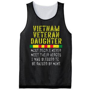 Vietnam Veteran Daughter Raised By My Hero War Veterans Mesh Reversible Basketball Jersey Tank