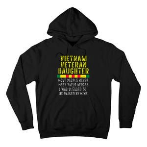 Vietnam Veteran Daughter Raised By My Hero War Veterans Tall Hoodie