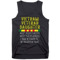 Vietnam Veteran Daughter Raised By My Hero War Veterans Tank Top