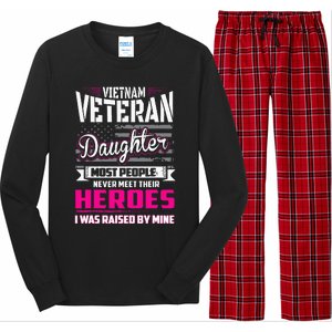 Vietnam Veteran Daughter Raised By My Hero Long Sleeve Pajama Set