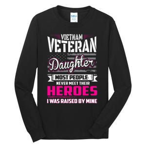 Vietnam Veteran Daughter Raised By My Hero Tall Long Sleeve T-Shirt