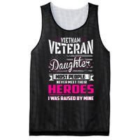 Vietnam Veteran Daughter Raised By My Hero Mesh Reversible Basketball Jersey Tank