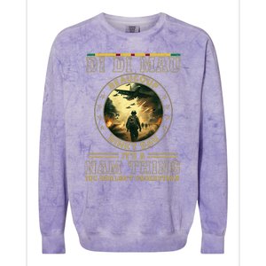 Vietnam Veteran Di Di Mau Vietnam War Memorial Day Colorblast Crewneck Sweatshirt