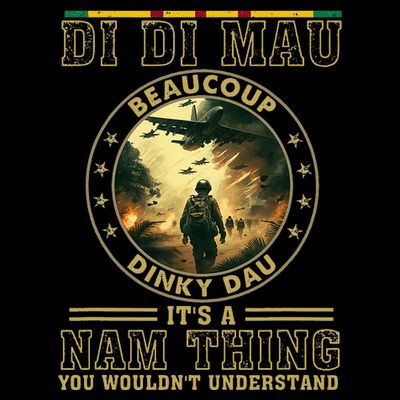 Vietnam Veteran Di Di Mau Vietnam War Memorial Day T-Shirt