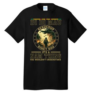 Vietnam Veteran Di Di Mau Vietnam War Memorial Day Tall T-Shirt