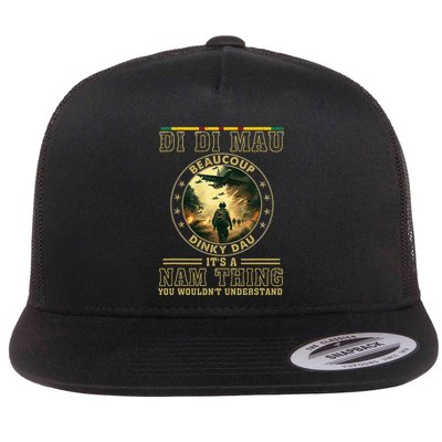 Vietnam Veteran Di Di Mau Vietnam War Memorial Day Flatbill Hat