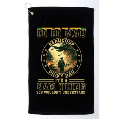Vietnam Veteran Di Di Mau Vietnam War Memorial Day Golf Towel