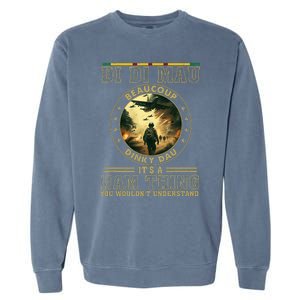 Vietnam Veteran Di Di Mau Vietnam War Memorial Day Garment-Dyed Sweatshirt