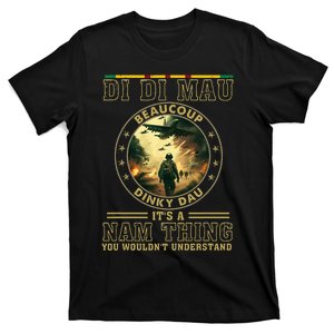 Vietnam Veteran Di Di Mau Vietnam War Memory Memorial Day T-Shirt