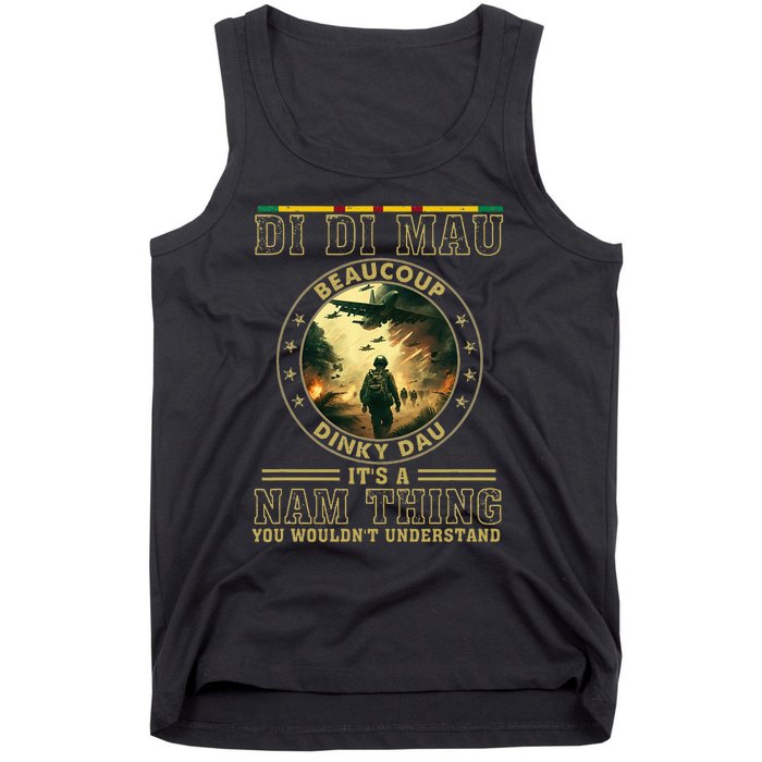 Vietnam Veteran Di Di Mau Vietnam War Memory Memorial Day Tank Top