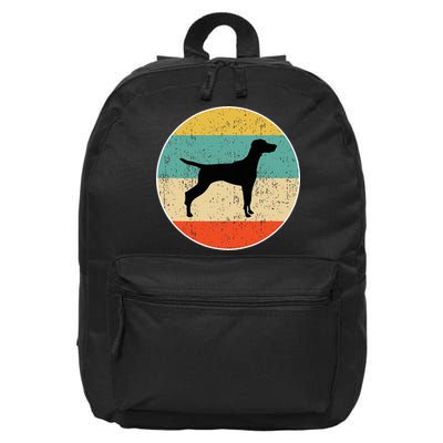Vizsla Vizsla Dog 16 in Basic Backpack