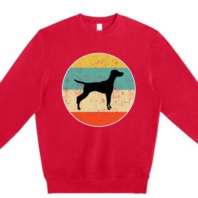 Vizsla Vizsla Dog Premium Crewneck Sweatshirt