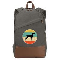 Vizsla Vizsla Dog Cotton Canvas Backpack