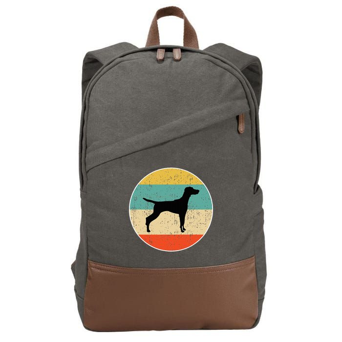 Vizsla Vizsla Dog Cotton Canvas Backpack