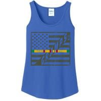 Vietnam Veteran Dad Gift For Proud Patriotic Gramps Grandpa Cool Gift Ladies Essential Tank