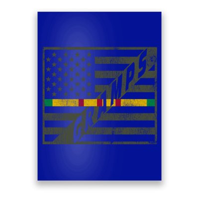 Vietnam Veteran Dad Gift For Proud Patriotic Gramps Grandpa Cool Gift Poster